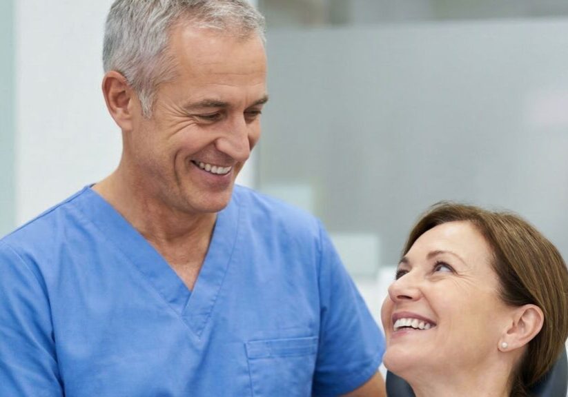 dentist and patient